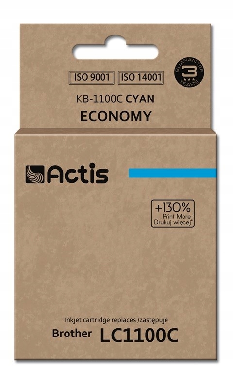 Tusz Actis KB-1100C Brother LC1100C/980C;niebieski
