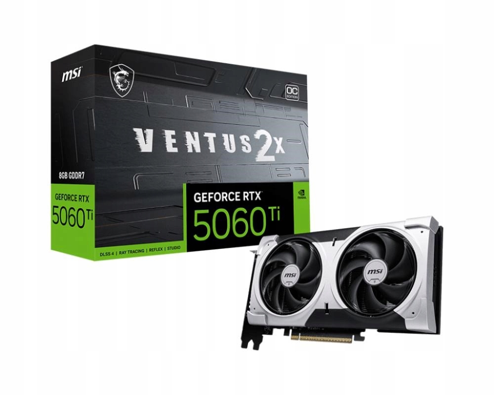 Msi GeForce Rtx 5060 Ti Ventus 2X Plus/ Oc/ 8GB/ GDDR7 G506T-8V2CP