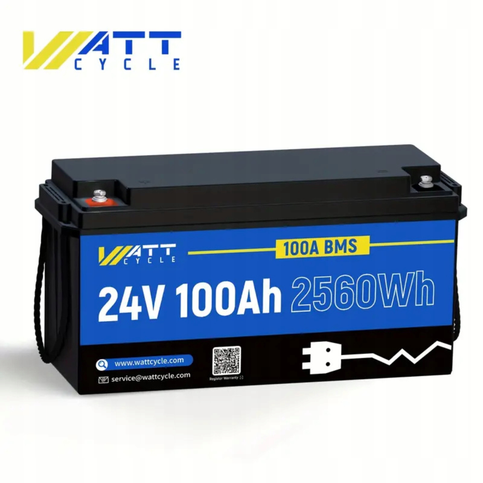 Akumulátor LiFePO4 24V 100AH Lehký, Odolný, Pro Fotovoltaiku, Ups, Obytný Vůz