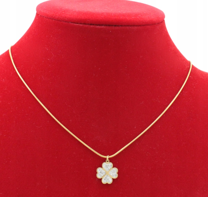 NASZYJNIK ZŁOTY ŻMIJKA KONICZYNKA STAL 316 L Marka Inna marka