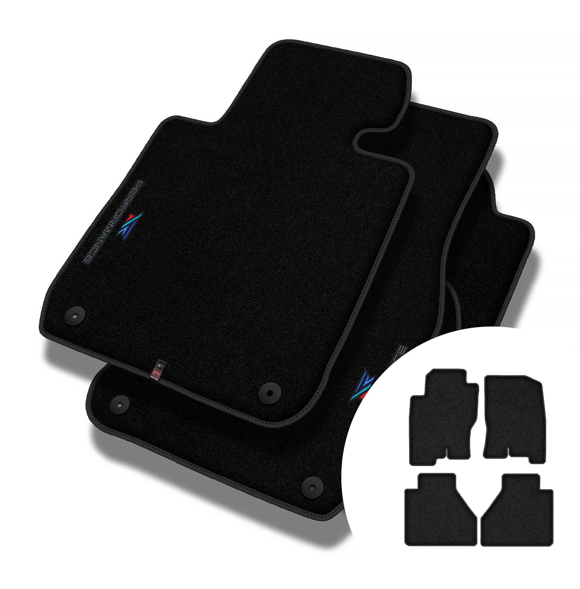 Velúrové koberčeky Performance Premium pre Nissan Navara III 2005-2007