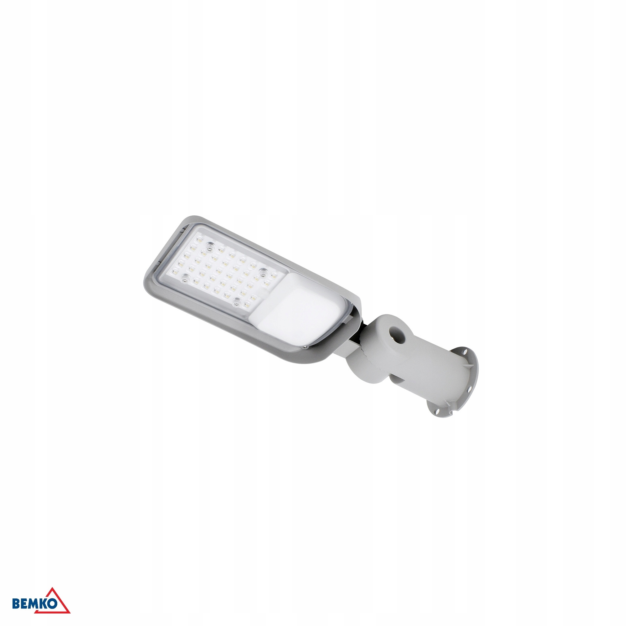 Led Pouliční Lampa Bemko Jasan 30W 4000K 4050LM IP65 Šedá Nástěnná Lampa