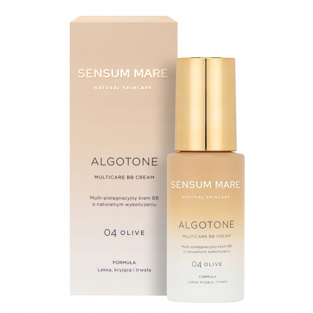Lehký Bb krém na obličej 04 Olive 30 ml s SPF15, hydratuje a kryje Sensum Mare