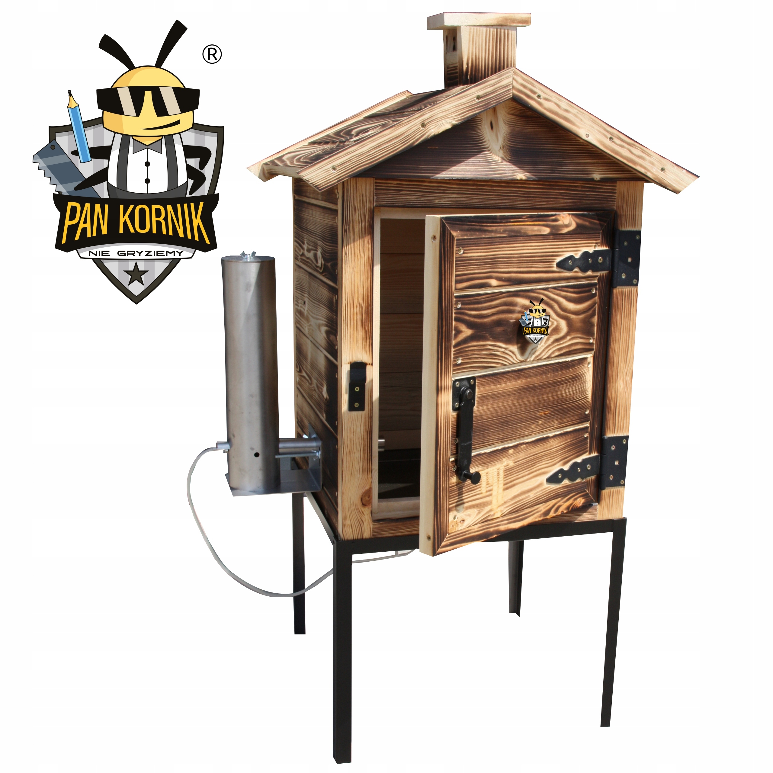 WĘDZARNIA OGRODOWA DREWNIANA ELEKTRYCZNA AUTOMAT