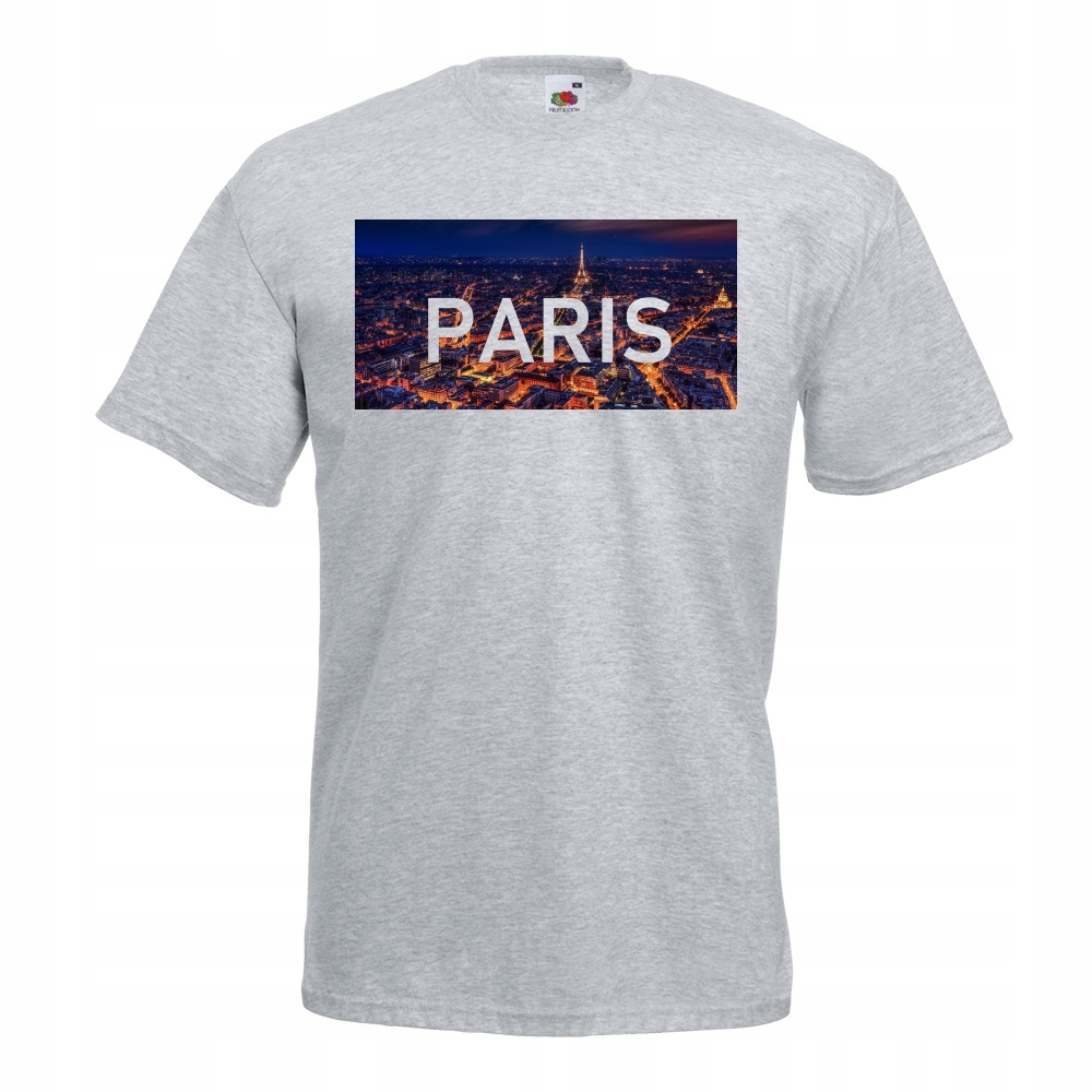 

Koszulka Paris Paryż Francja S szara