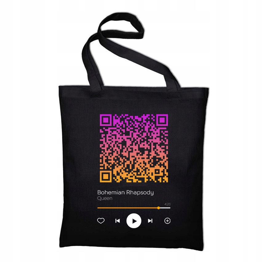 

Torba Ekologiczna Czarna Bohemian Rhapsody Qr 06