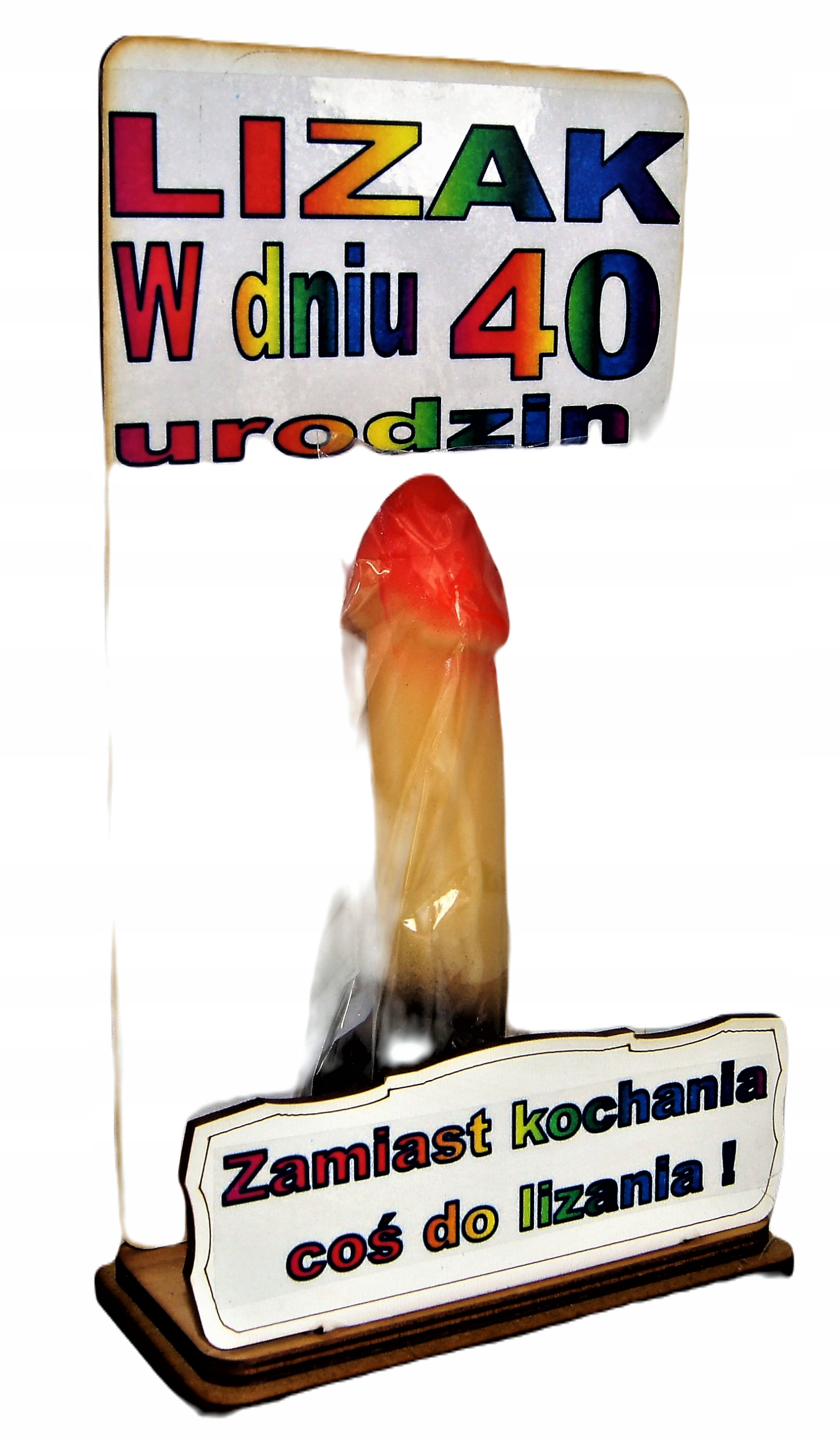 

Śmieszny Lizak 40 Urodziny dla Kobiety