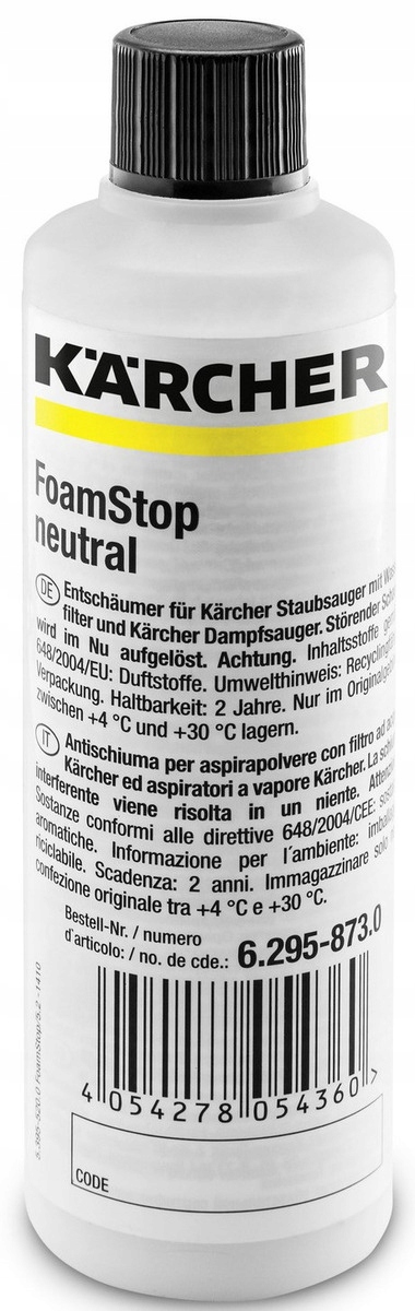 

Odpieniacz Karcher do odkurzaczy neutralny 125 ml