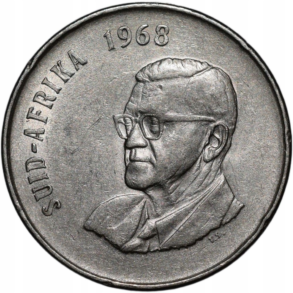 Afryka Południowa 50 centów 1968