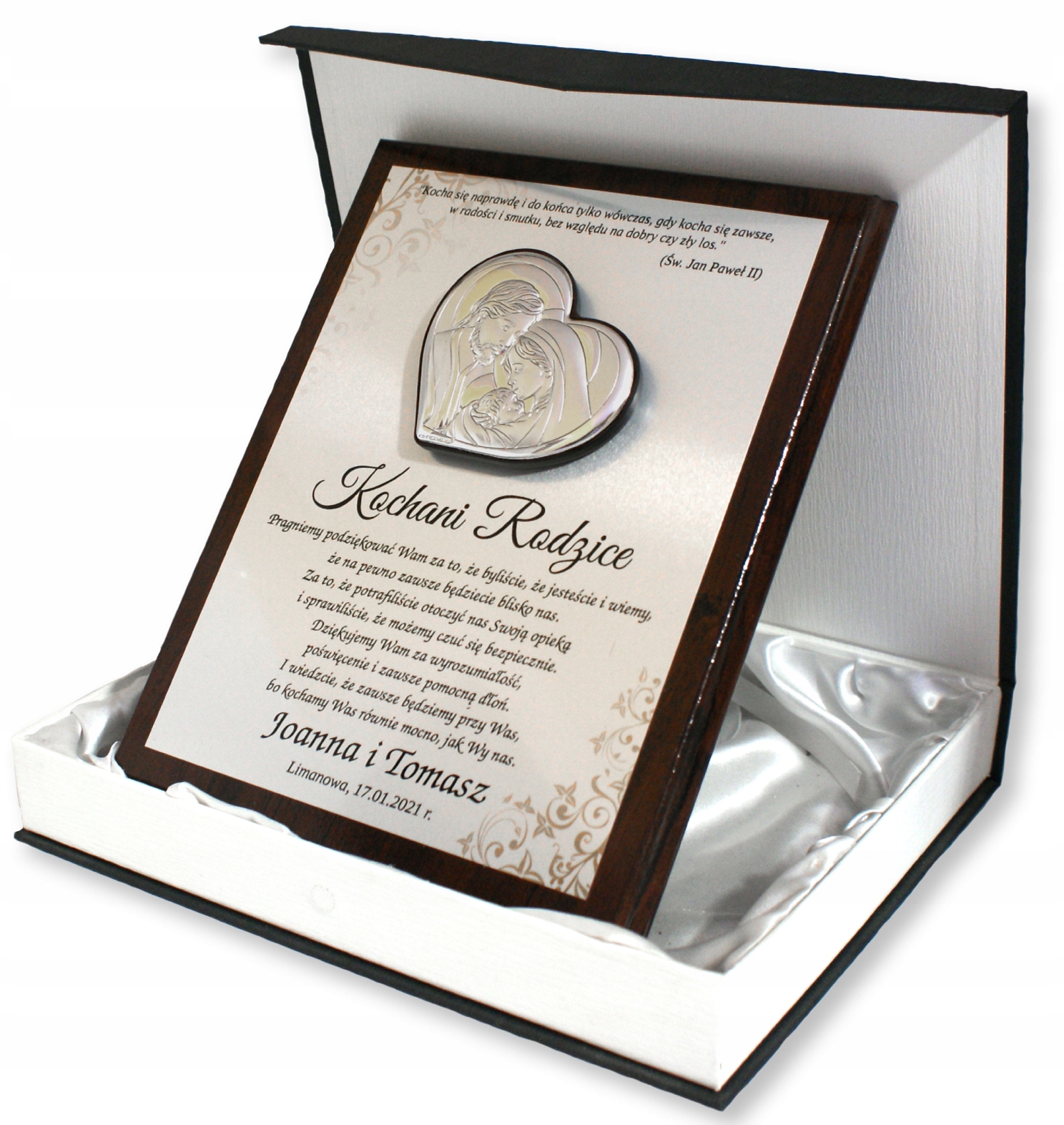 

Podziękowanie Dla Rodziców Podziękowania Xl+etui