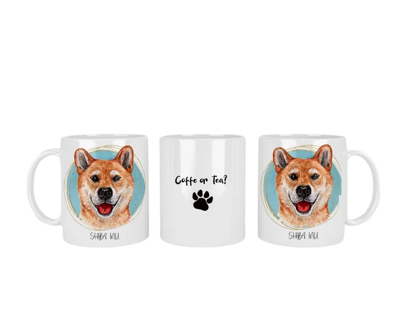 

Ceramiczny Kubek 300ml Psia Miłość Shiba Inu