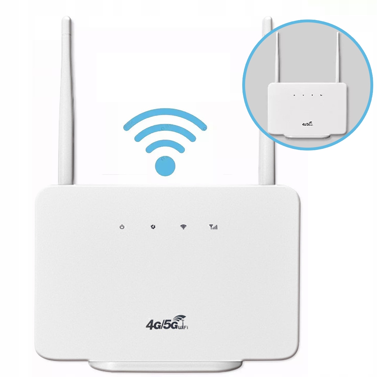 4G-LTE Router-Modem CP106-E 300 Mbps: slot Sim, antena zewnętrzna – biały