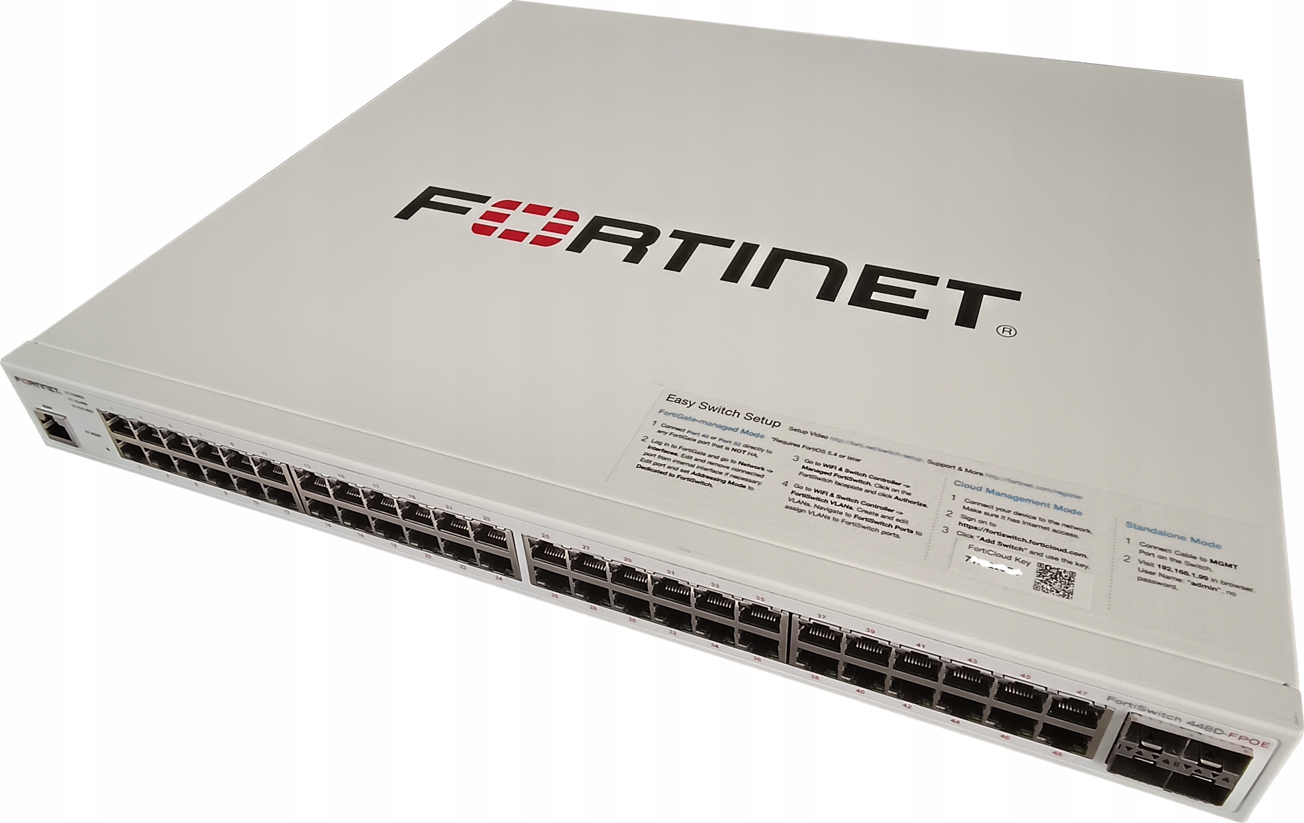 Fortinet FortiSwitch FS-448D-FPOE switch PoE