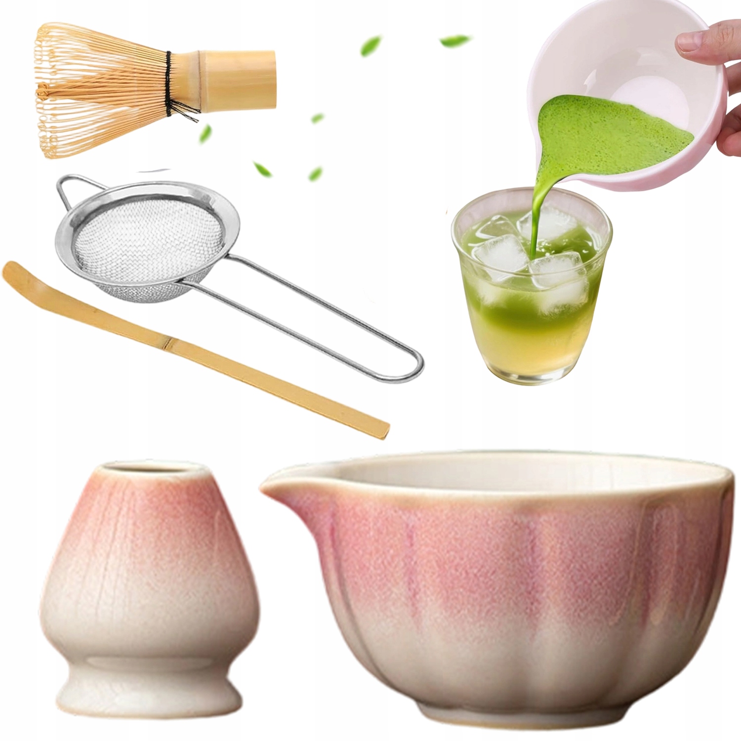 Levně 5 Sada Čajových Souprav Matcha Pro Přípravu Matchy, Vysoká Kvalita