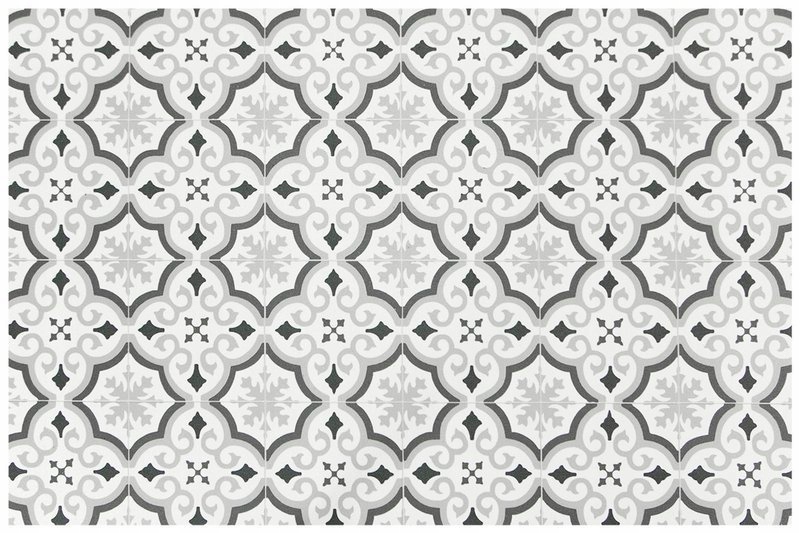 WYKŁADZINA PCV SZARA szer. 2,5 m JAK GUMOLIT PŁYTKI PATCHWORK BOHO ARTIFACT