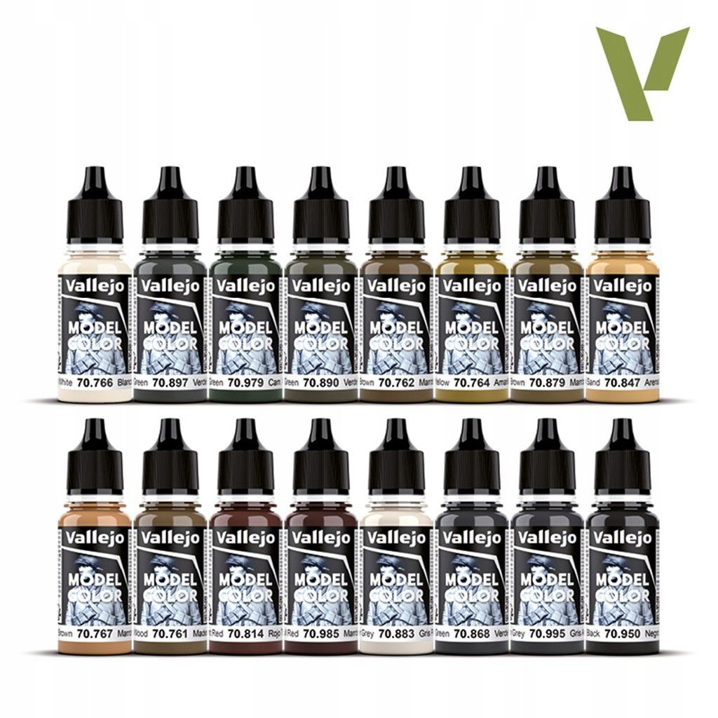 Vallejo: Model Color Německé Barvy Pro Vojenskou Techniku 2. Světové Války (16 x 18 ml)