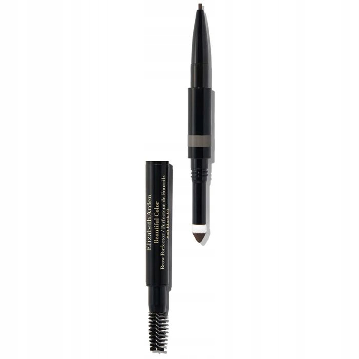 Elizabeth Arden Beautiful Color Brow Perfector 3-V-1 05 Soft Black (Tužka na obočí, stín a kartáček)