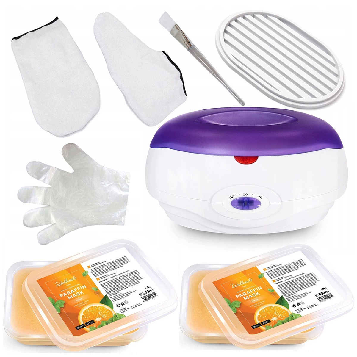 Parafiniarka 200W akcesoria kosmetyczne 1000ml parafiny
