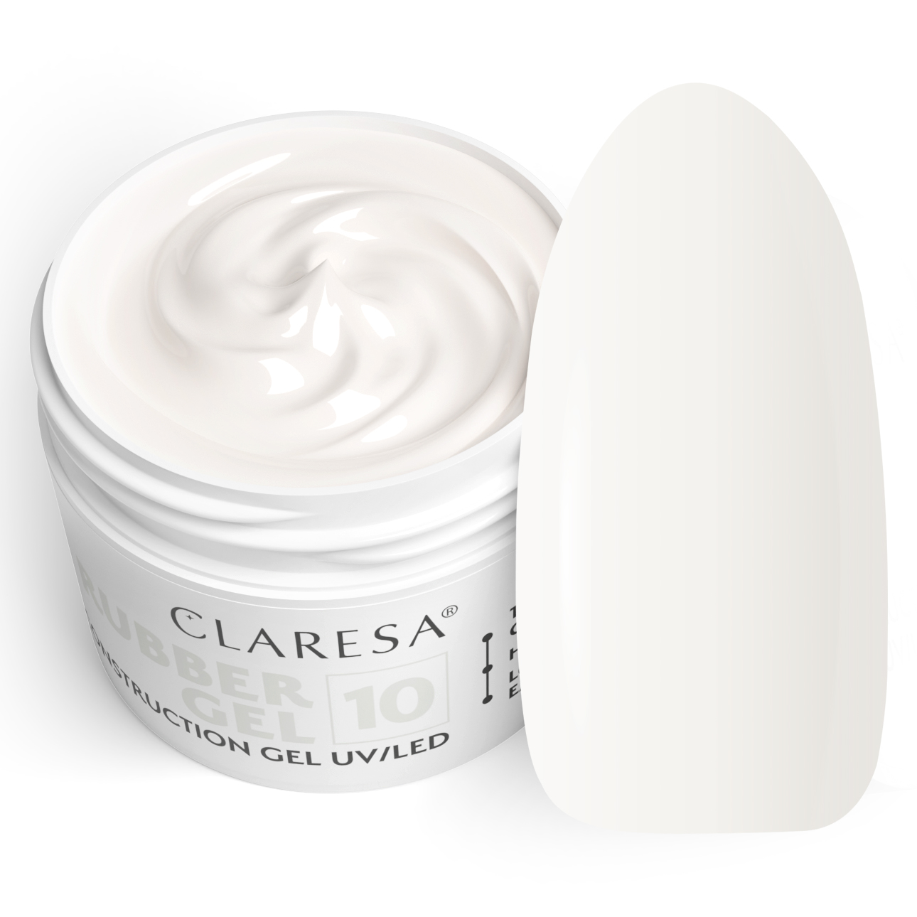 Żel budujący Claresa Rubber Gel 10