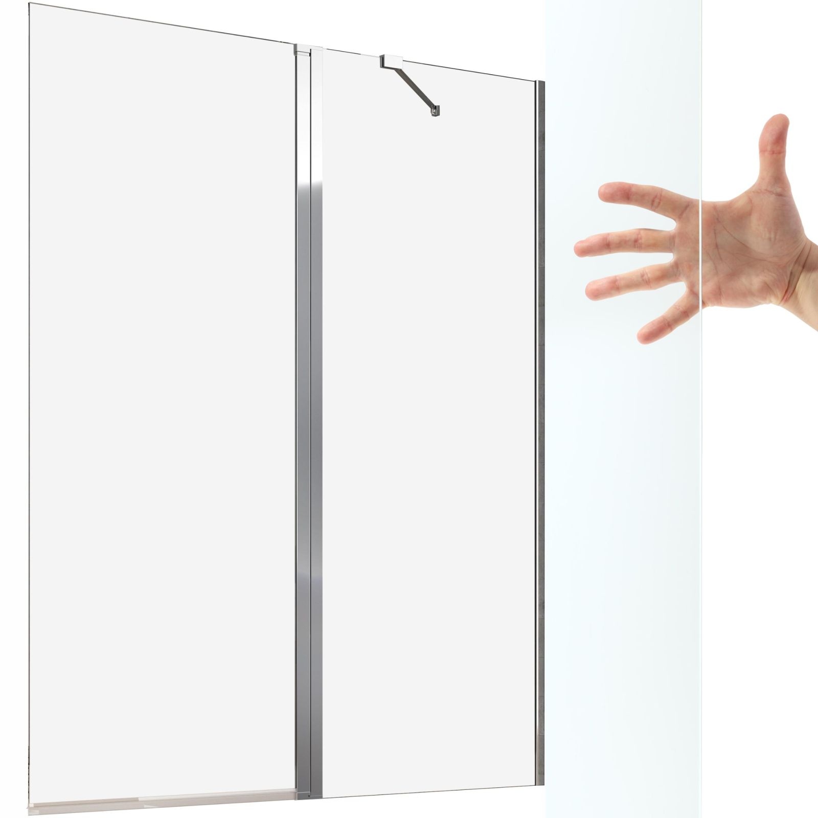 Parawan nawannowy prysznic Nes Pnd II 110 P czyste