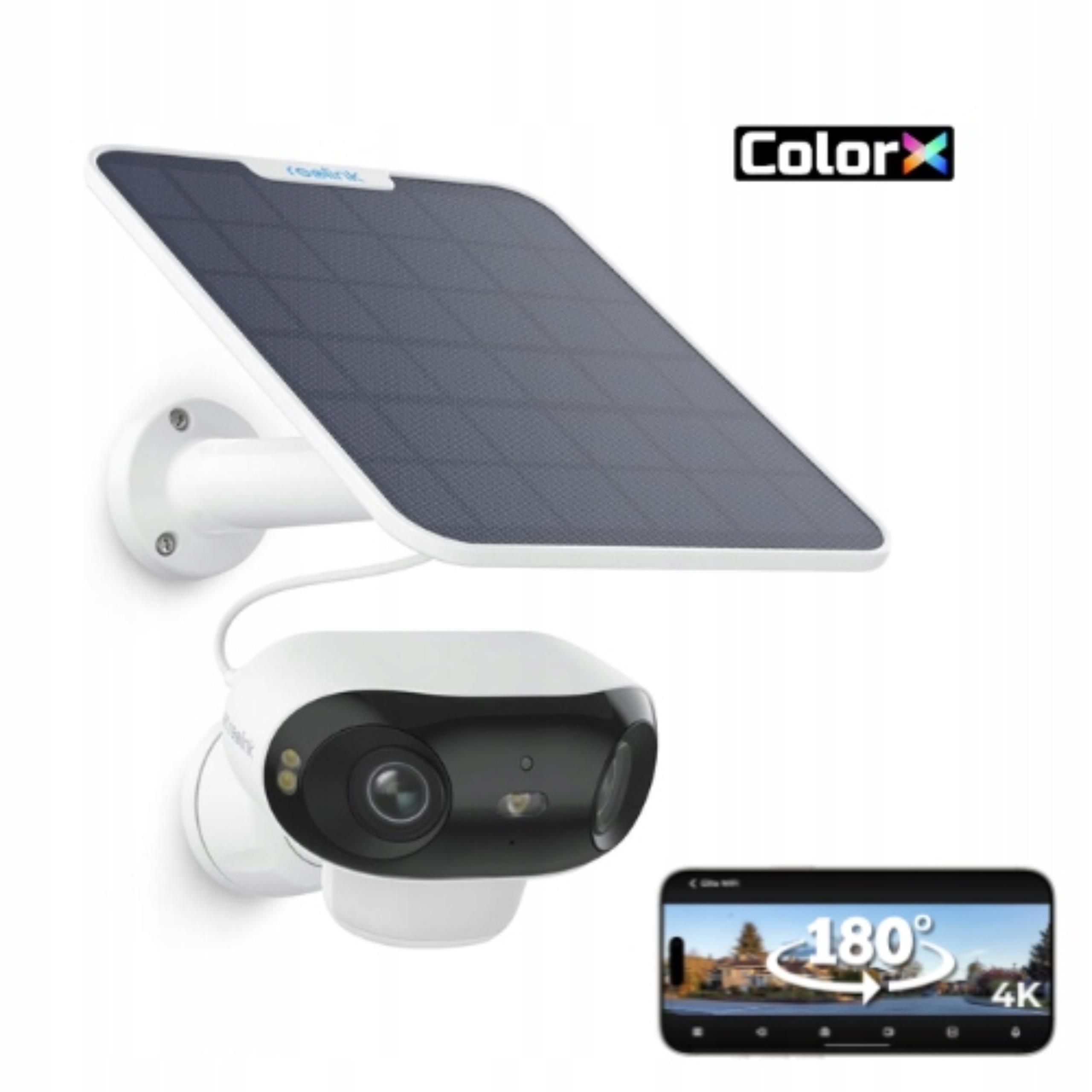 Kamera bezprzewodowa Wifi Reolink Argus 4 Pro CX 8Mpx 4K 180st kąt widzenia