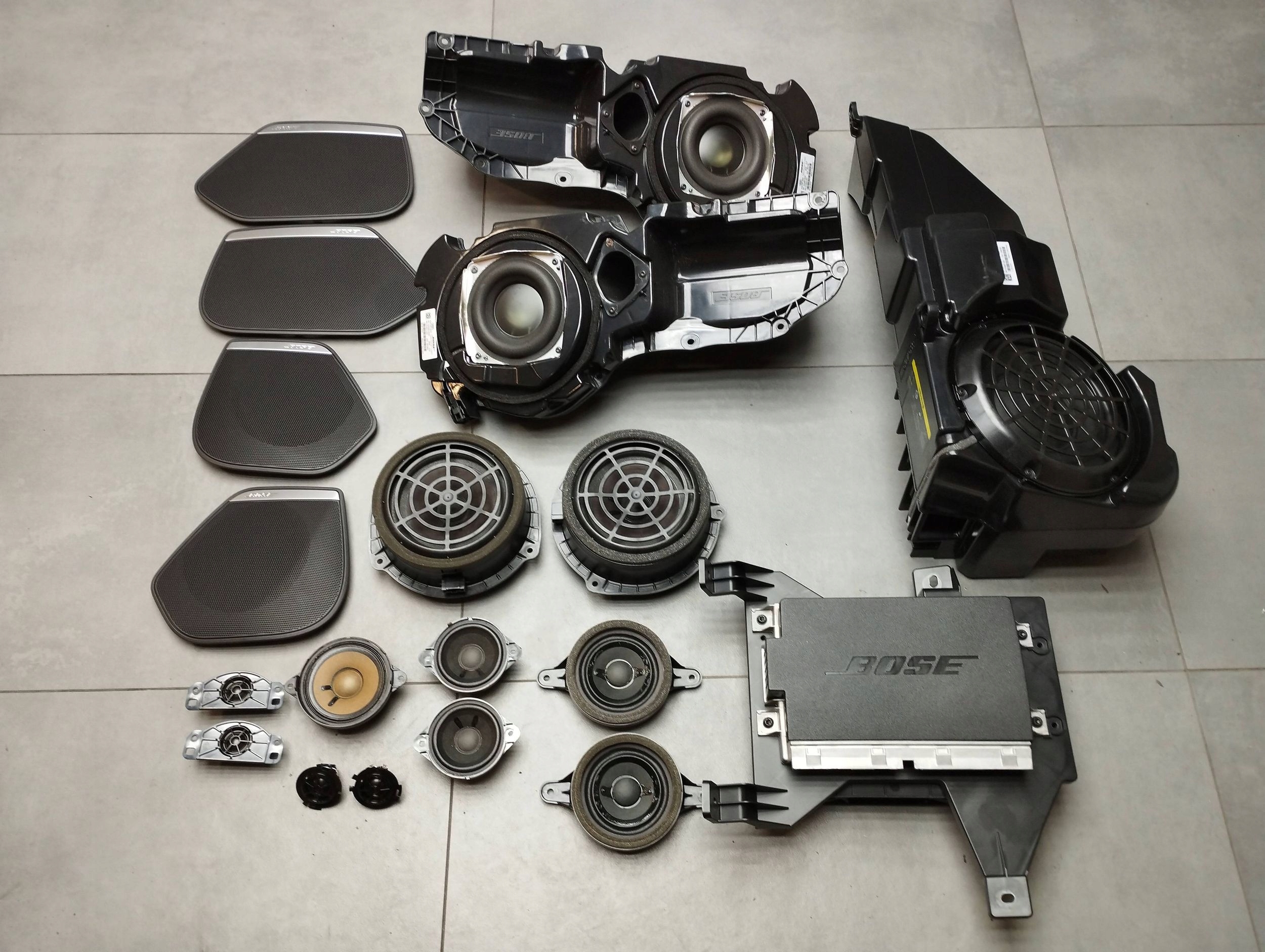 Audi A7 4G 2016 speakers amplifier BOSE 4G5035223B