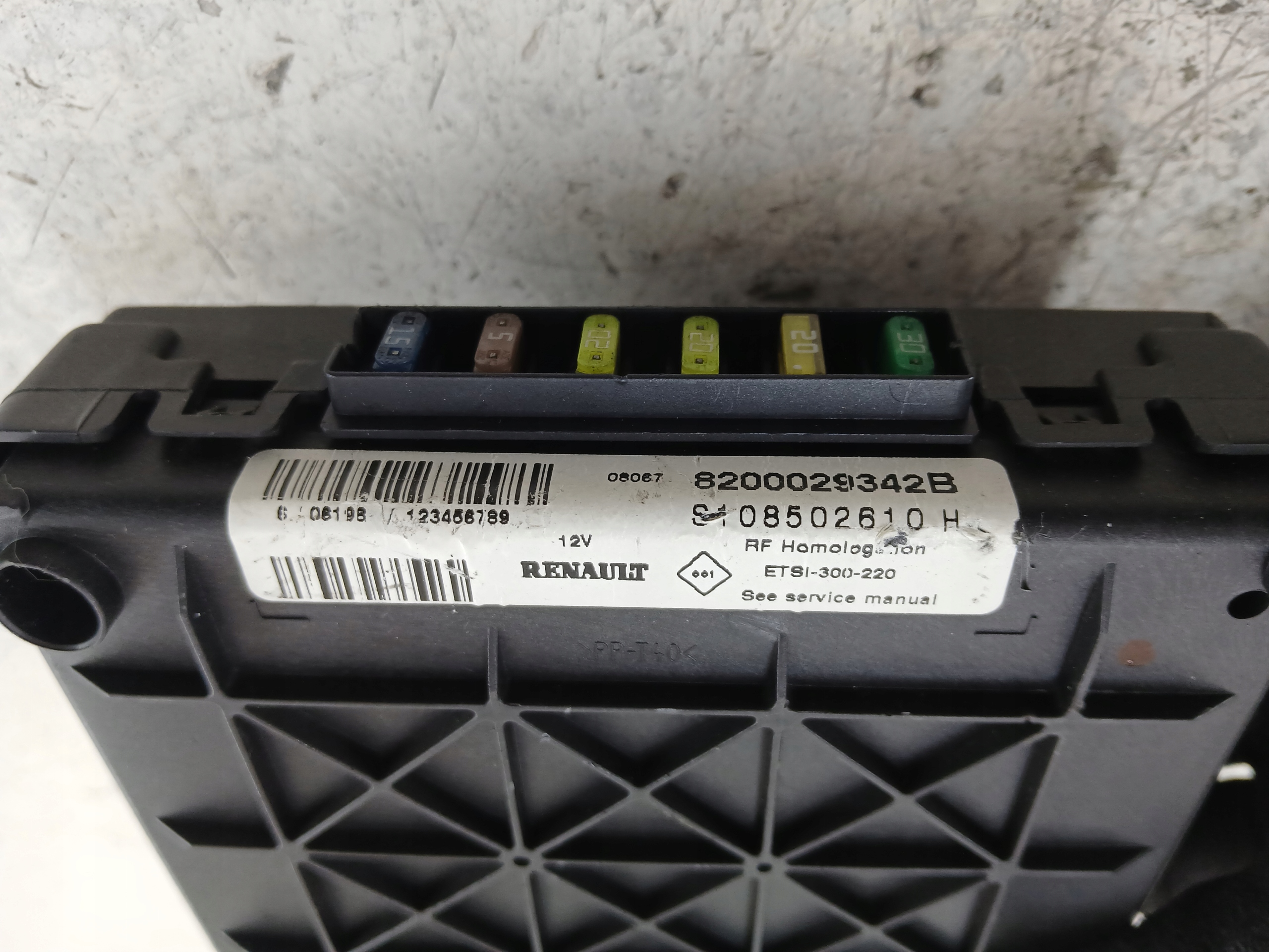 RENAULT MEGANE e SCENIC e CENTRALINA FUSIBILI 8200029342B