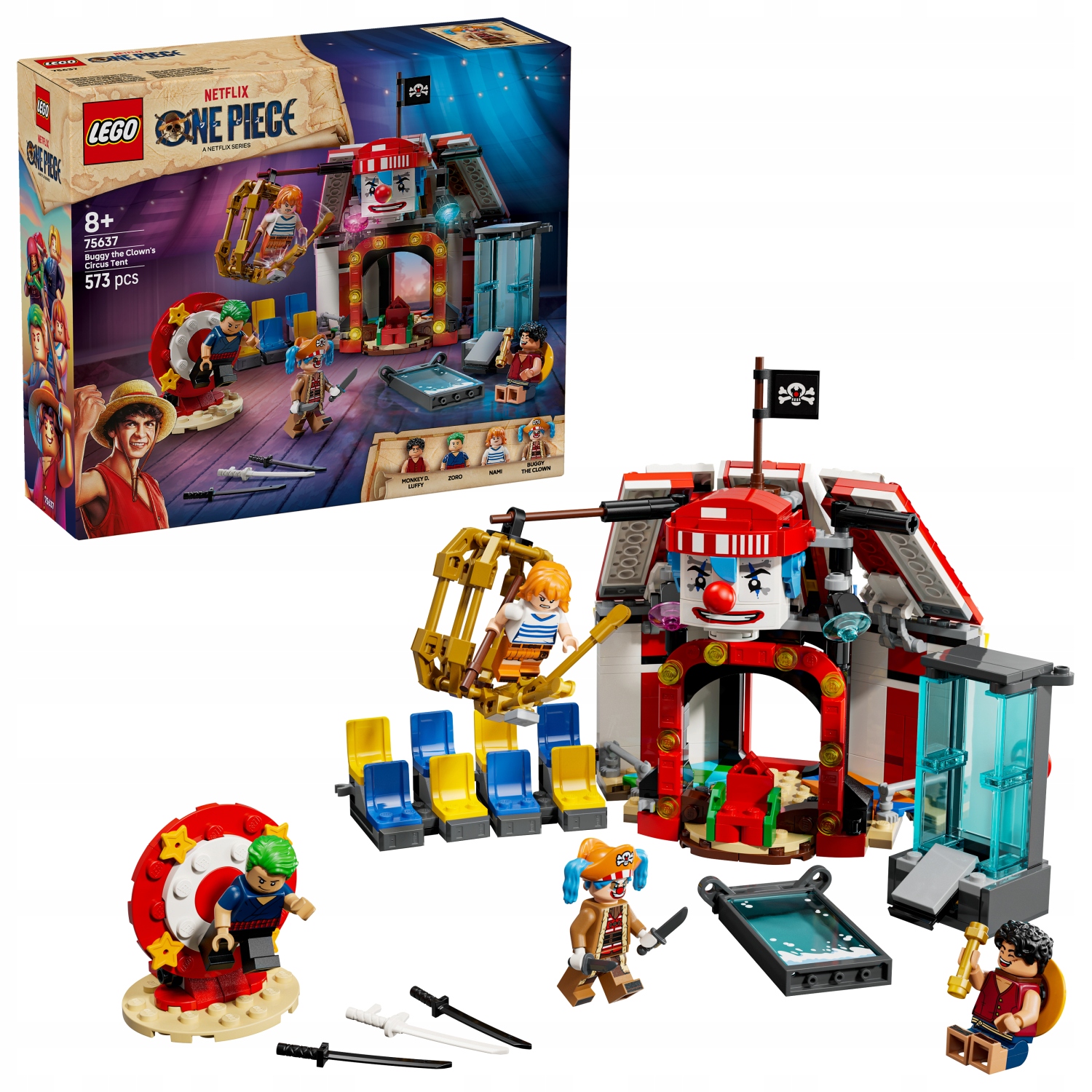 Lego One Piece 75637 Klaun Buggy a jeho cirkusový stan