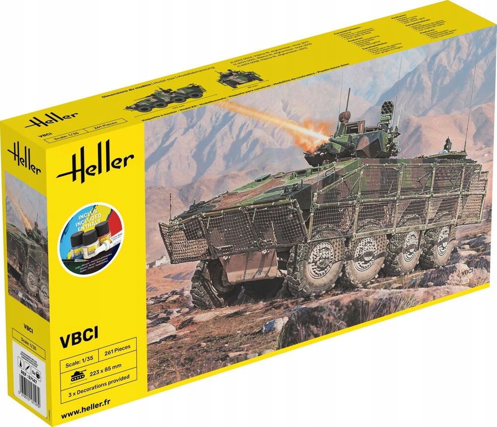 Heller 57147 Starter Set Vbci Afghánistán 1:35