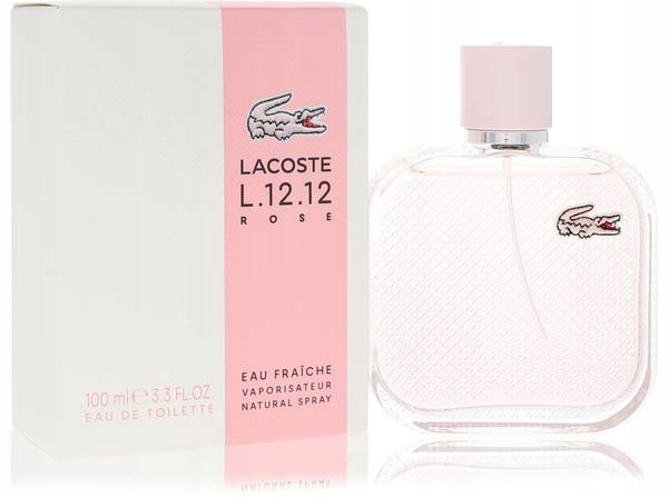 Perfumy Damskie Lacoste L.12,12 Rose Eau Fraiche. Oryginał Folia