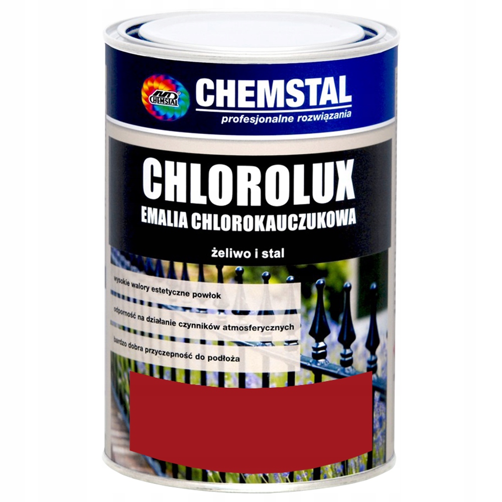 

Emalia chlorokauczukowa Chlorolux Czerwony 10L