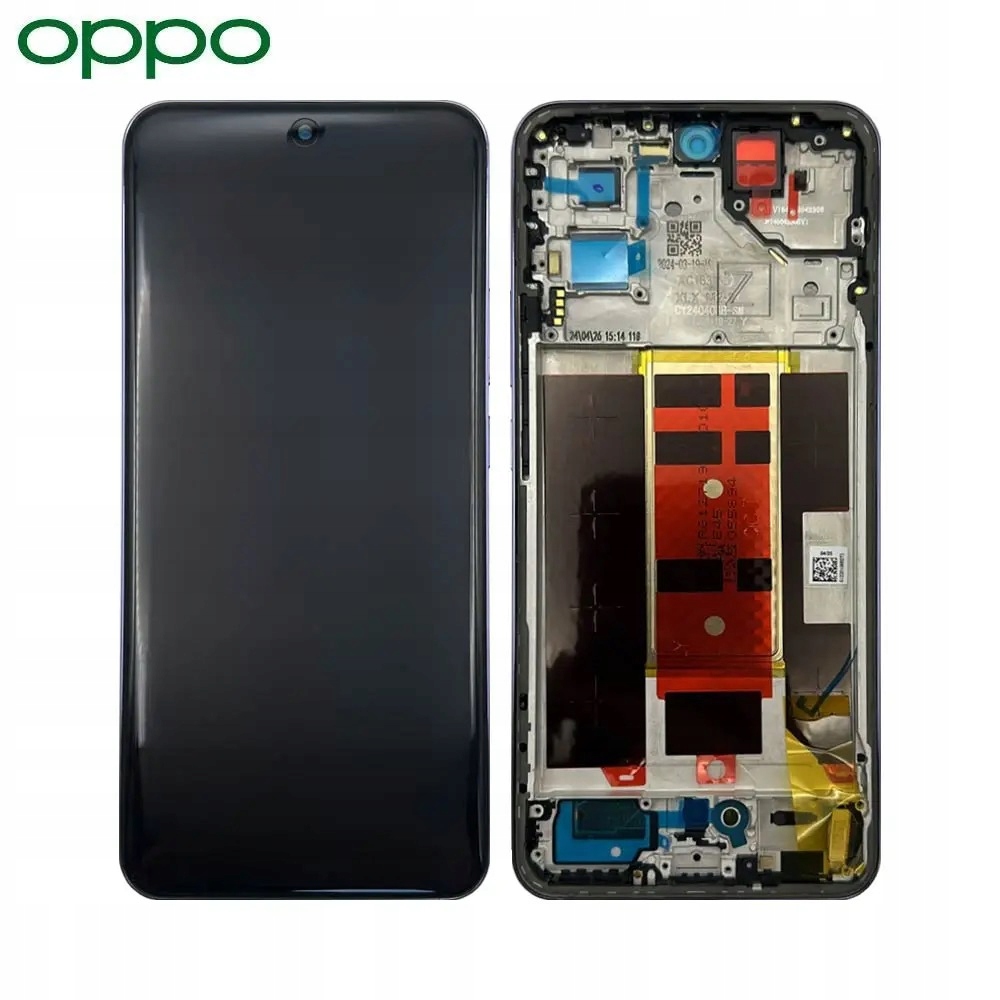 Wyswietlacz Oppo Reno 12 Pro Ramka Nebula Silver CPH2629