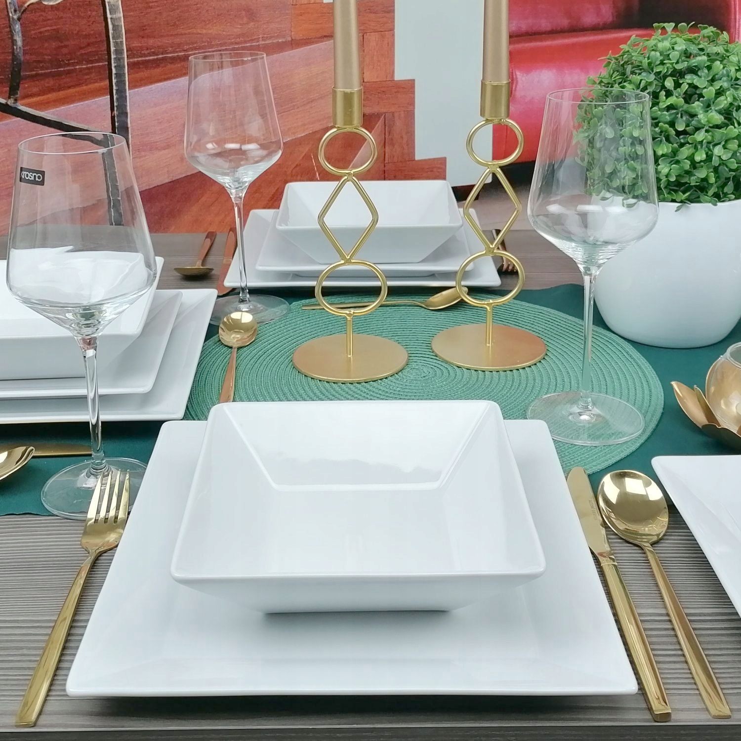 LUBIANA CLASSIC ZESTAW SERWIS KOMPLET OBIADOWY 36 CZĘŚCI NA 12 OSÓB Marka Lubiana