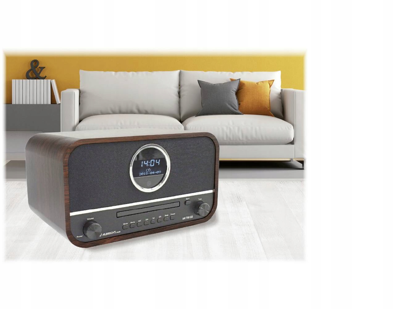 Retro radio Albrecht DR 790 CD, DAB+/FM/CD BT Kod producenta 4032661277909