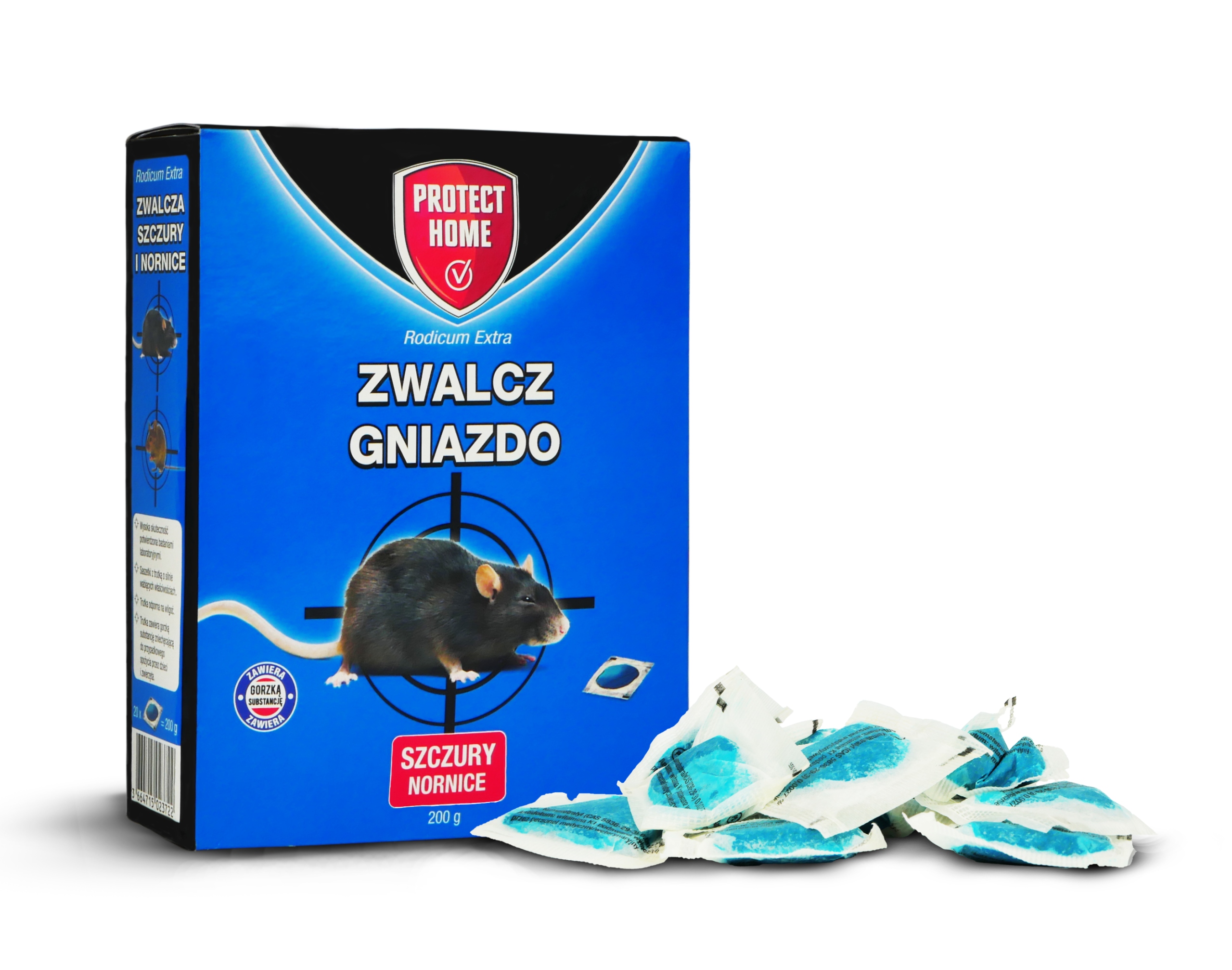 TRUTKA NA SZCZURY I NORNICE PROTECT HOME RODICUM PASTA 200G