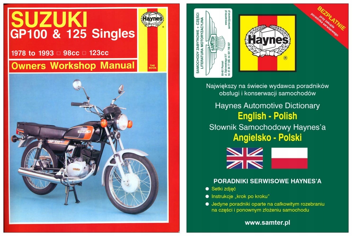 Suzuki GP 100 GP 125 (1978-1993) керівництво Haynes