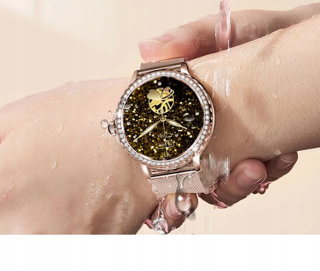 SMARTWATCH ELEGANCKI ZEGAREK DAMSKI POLSKIE MENU 2 paski Komunikacja Bluetooth