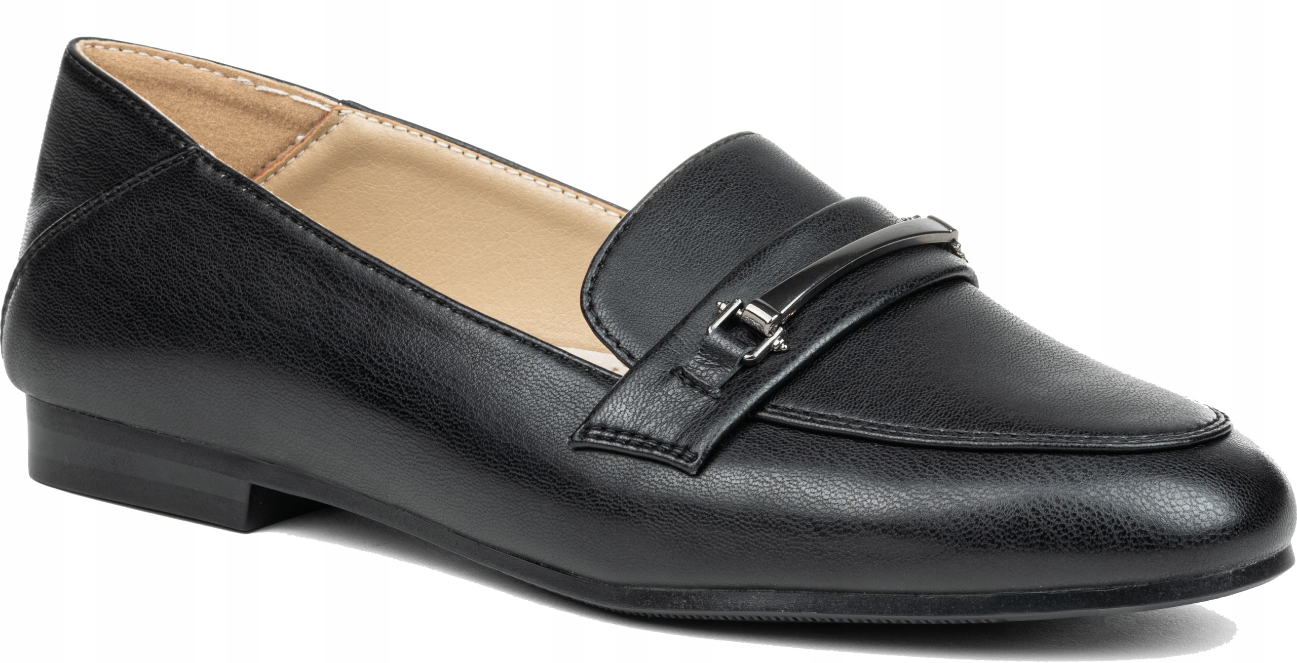 Polobotky mokasíny loaftersy černé měkká patka vč. kůže Wojtyłko 40