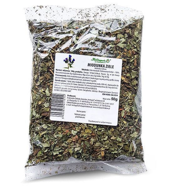 

Herbapol Miodunka Ziele Gardło Jama Ustna 50 g