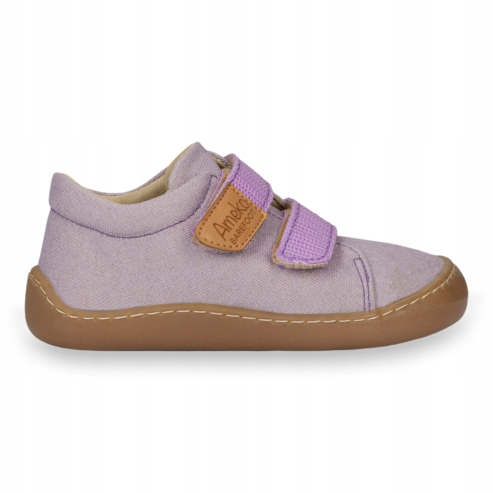 Buty barefoot tenisówki lekkie dziecięce na rzepy Ameko Neo Lilac 29