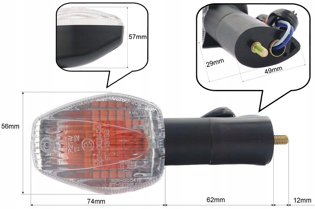 KIERUNKOWSKAZY HONDA CB 1300 CBF 600 FMX 650 XLV Producent inny