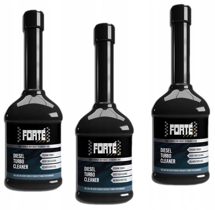 Forte 3 X Diesel Turbo Cleaner Prípravok Čistí Egr Vgt V Turbo 400 ML