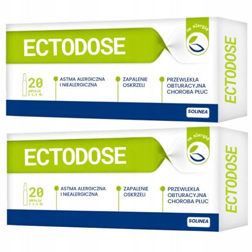 2x Ectodose Roztwór Do Inhalacji Ektoina 40 x 2,5ml
