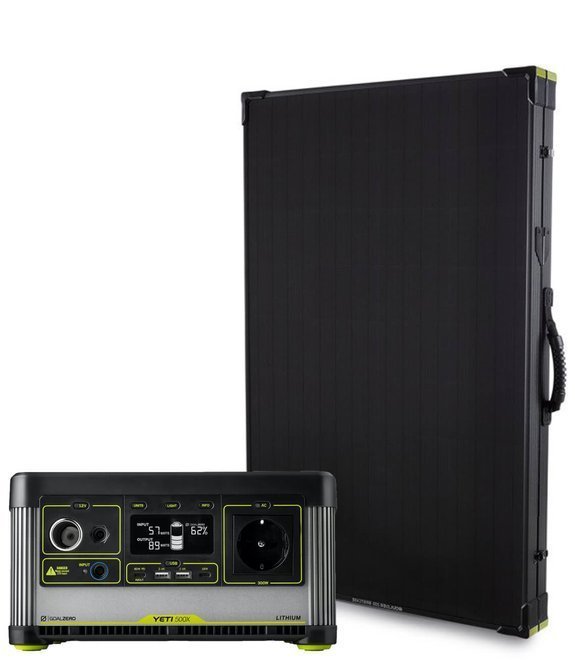 KIT 32409 + 36110 - Powerbank 42.08 Ah, 230V-300W, USB с Solar 200W