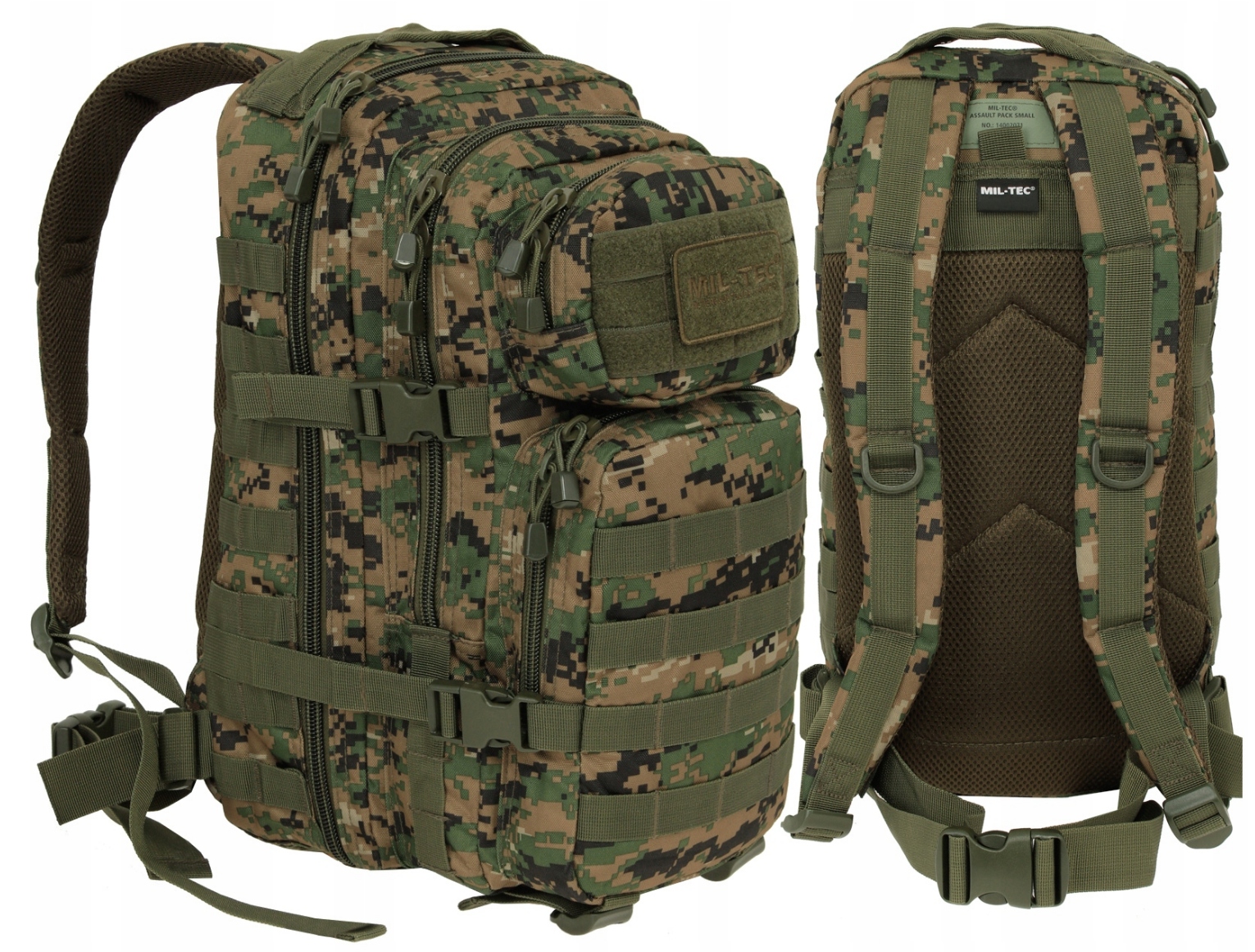 Batoh batoh maskáčový Mil-Tec Small Assault Pack 20 l Woodland