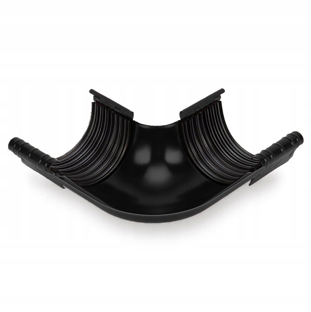 Vnější rohový úhel 90° pro okap 120 mm systému Galeco Ocel černý