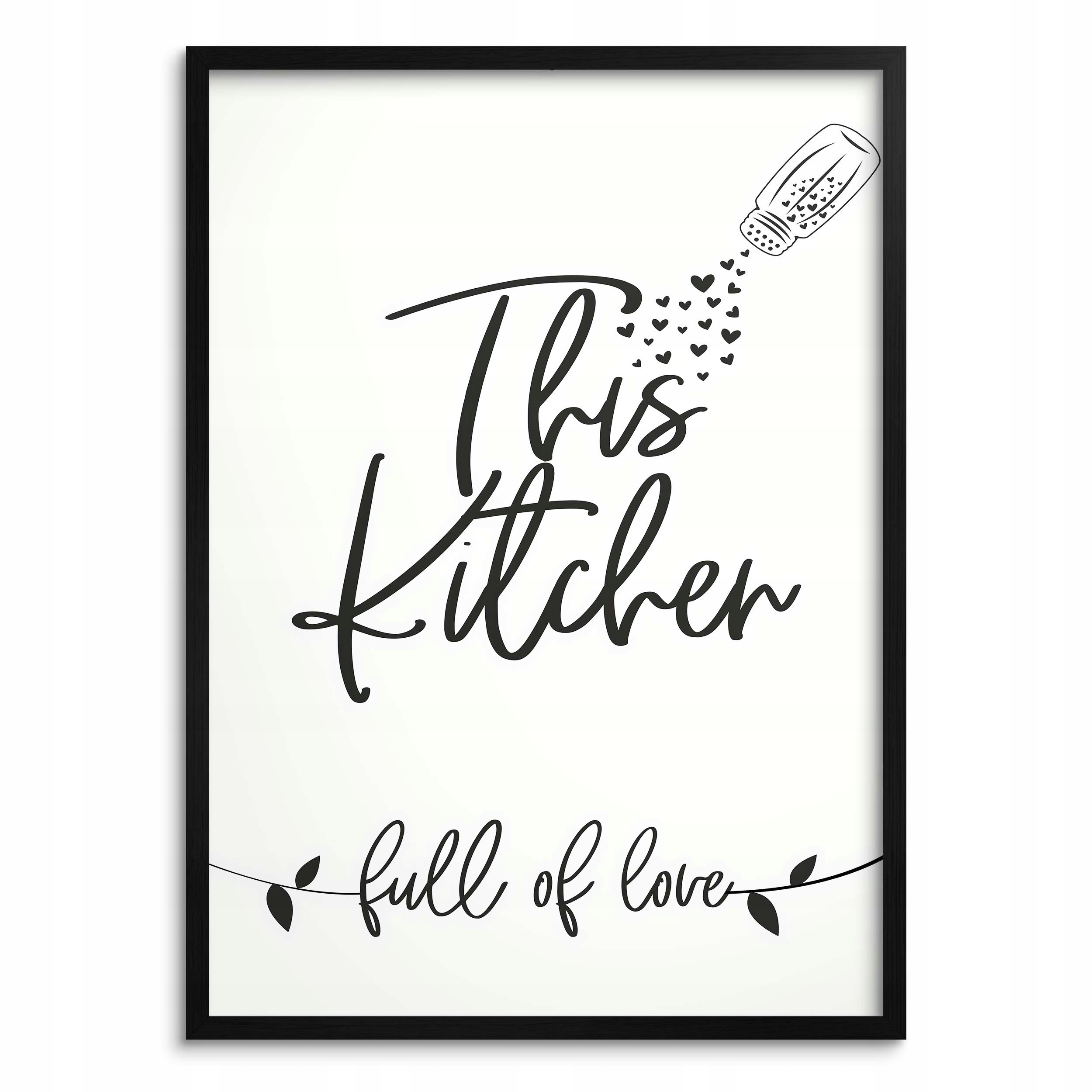 Plakát Obraz na zeď do kuchyně Jídelna Černobílá Kuchyňská dekorace