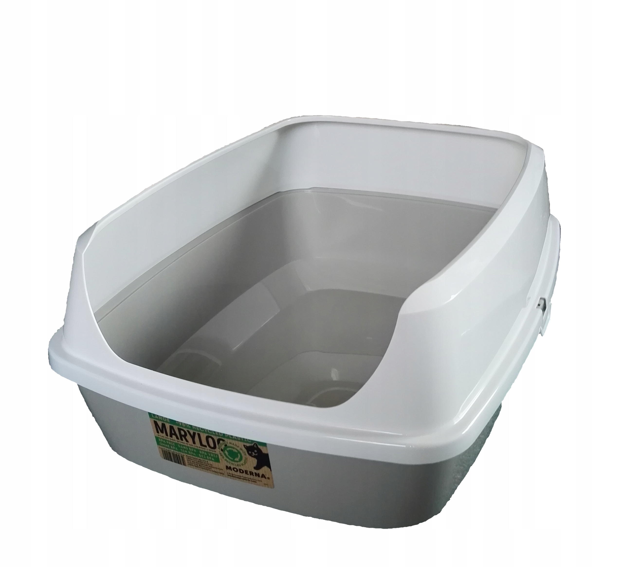 

Kuweta dla kota z recyklingu z wysoką ramką Y3605