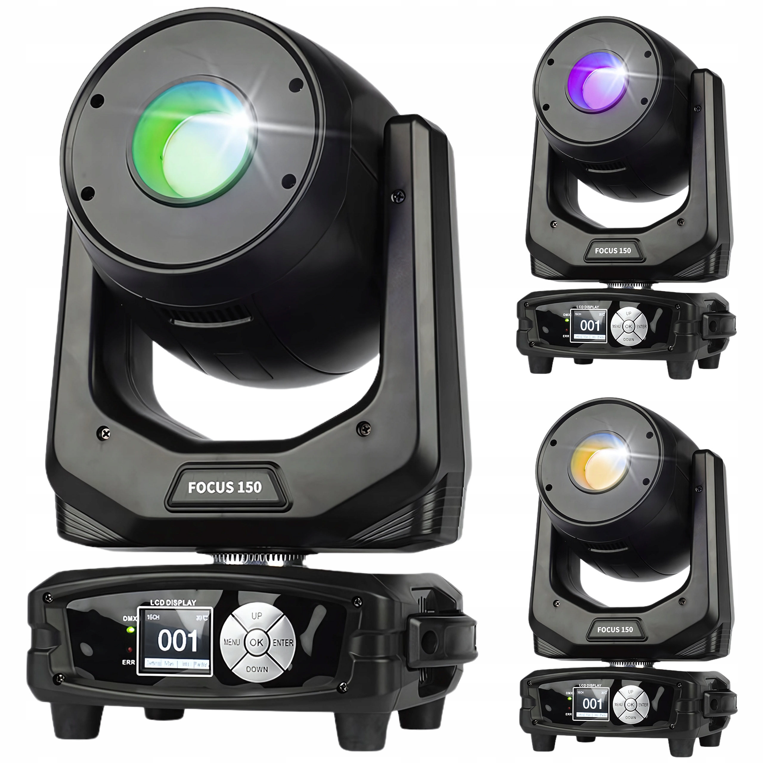 Pohyblivá Hlava Led Jevištní Osvětlení LIGHT4ME Focus 150W Spot