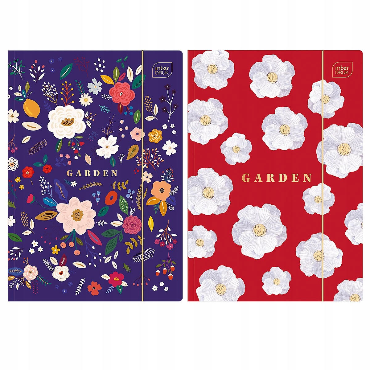 327000 TECZKA Z GUMKĄ A4+ HS GARDEN INTERDRUK Marka Interdruk